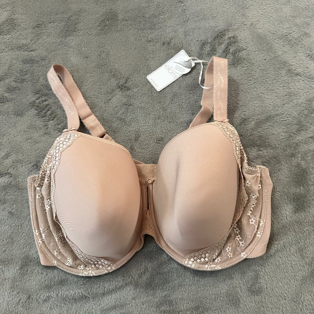 Elomi Blush Lace-Trim Full Coverage Bra